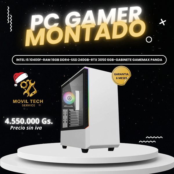 PC GAMER MONTADO INTEL I5 10400F