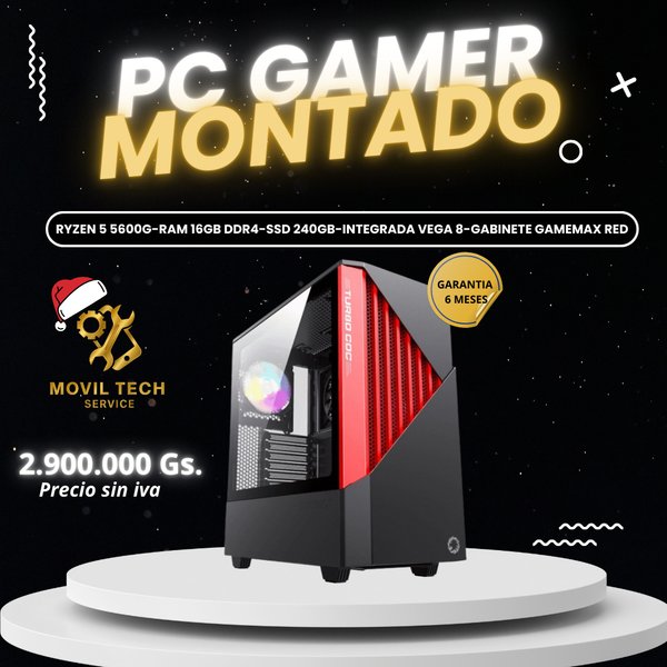 PC GAMER MONTADO RYZEN 5 5600G