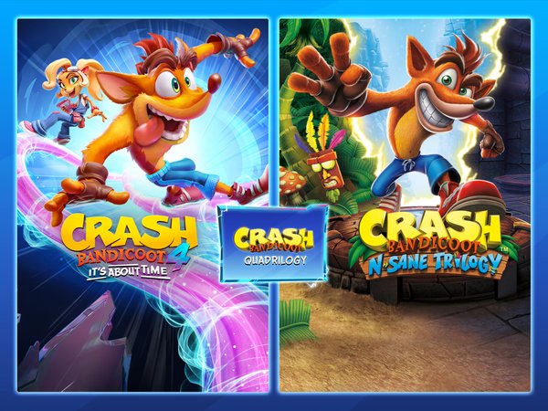 Crash Bandicoot™ – Quadrilogy Bundle – PS4/PS5 (Digital)