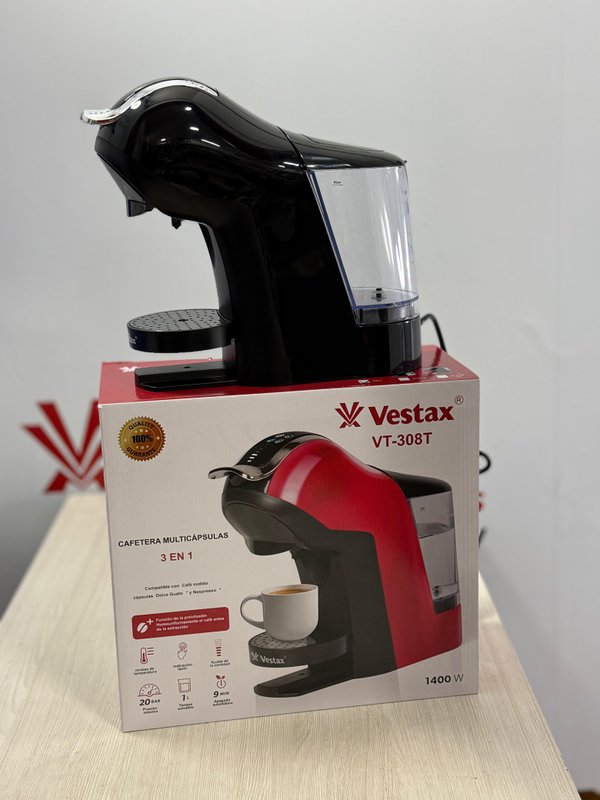 Cafetera Multicápsulas Vestax 3 en 1 