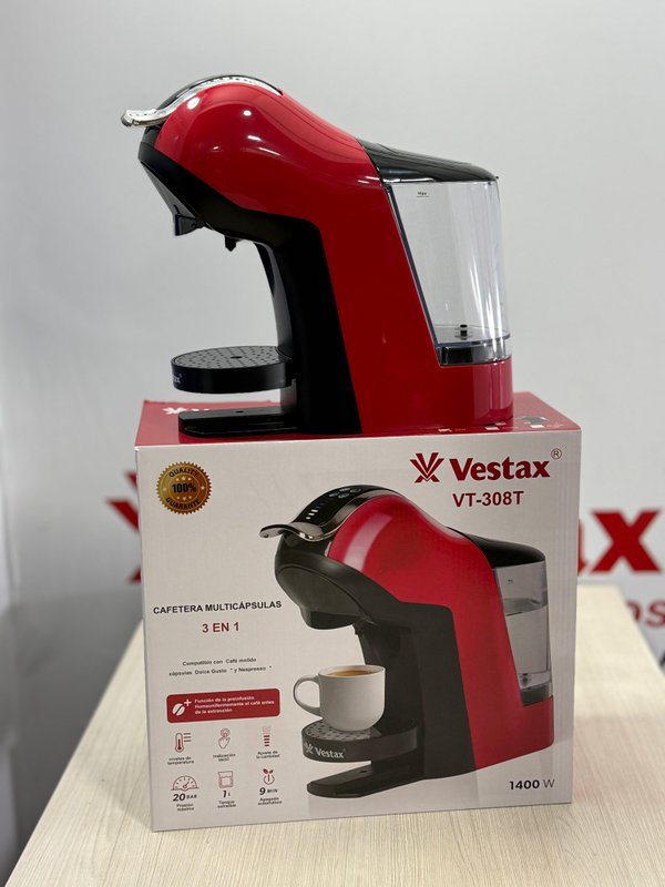 Cafetera Multicápsulas Vestax 3 en 1 