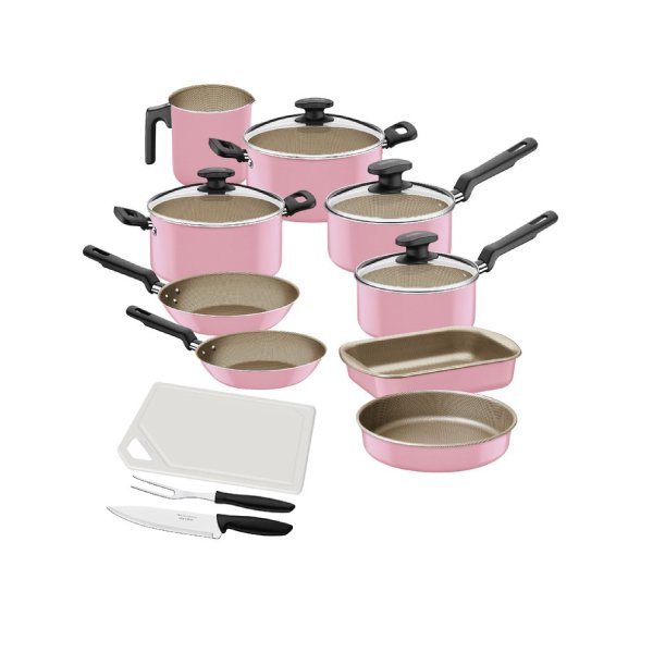 JUEGO DE OLLAS TRAMONTINA NEW TURQUIA 12 PIEZAS