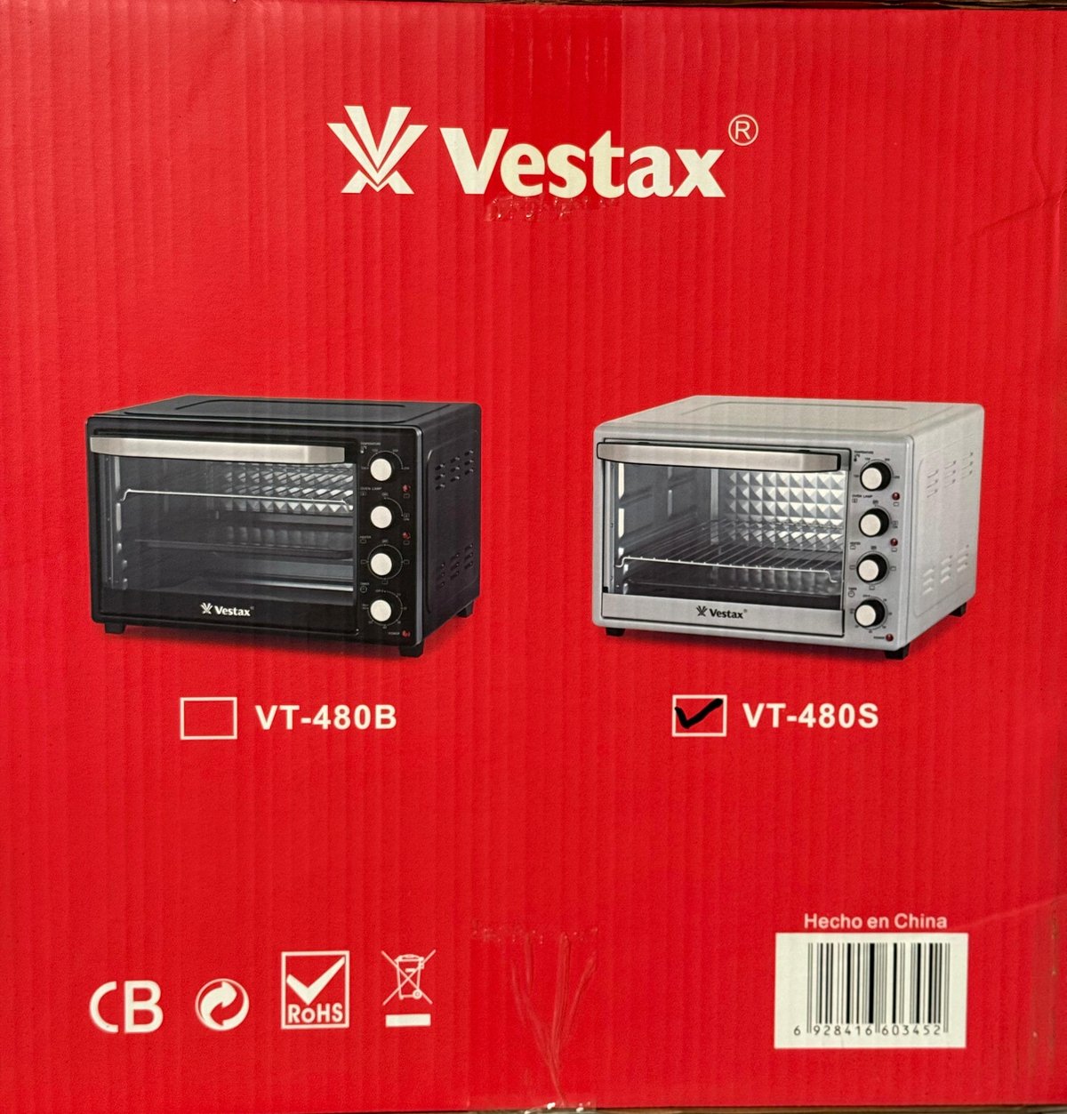 Horno Eléctrico Vestax 48L 2200W - 2
