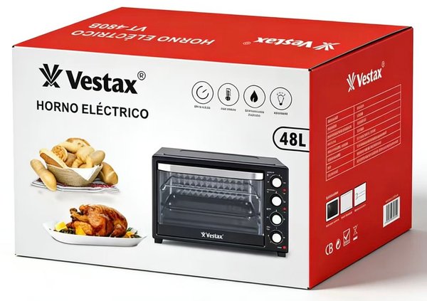 Horno Eléctrico Vestax 48L 2200W