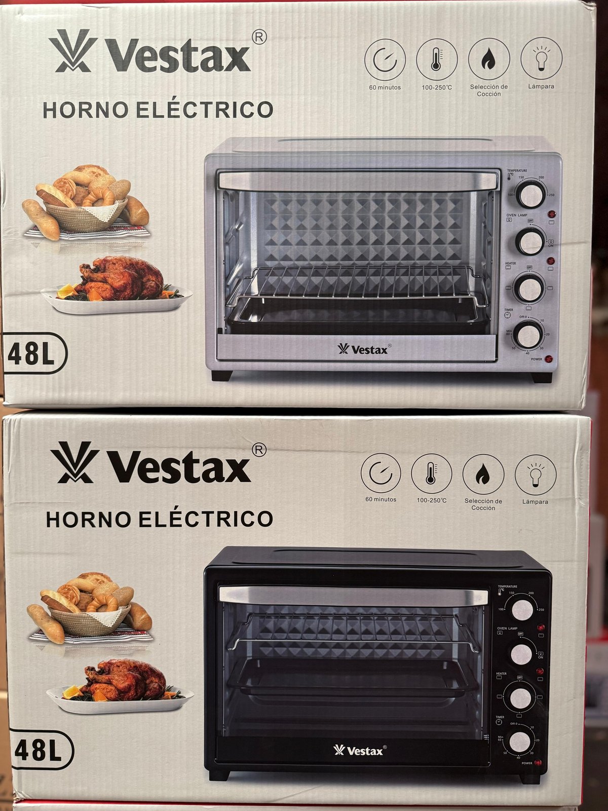 Horno Eléctrico Vestax 48L 2200W - 3