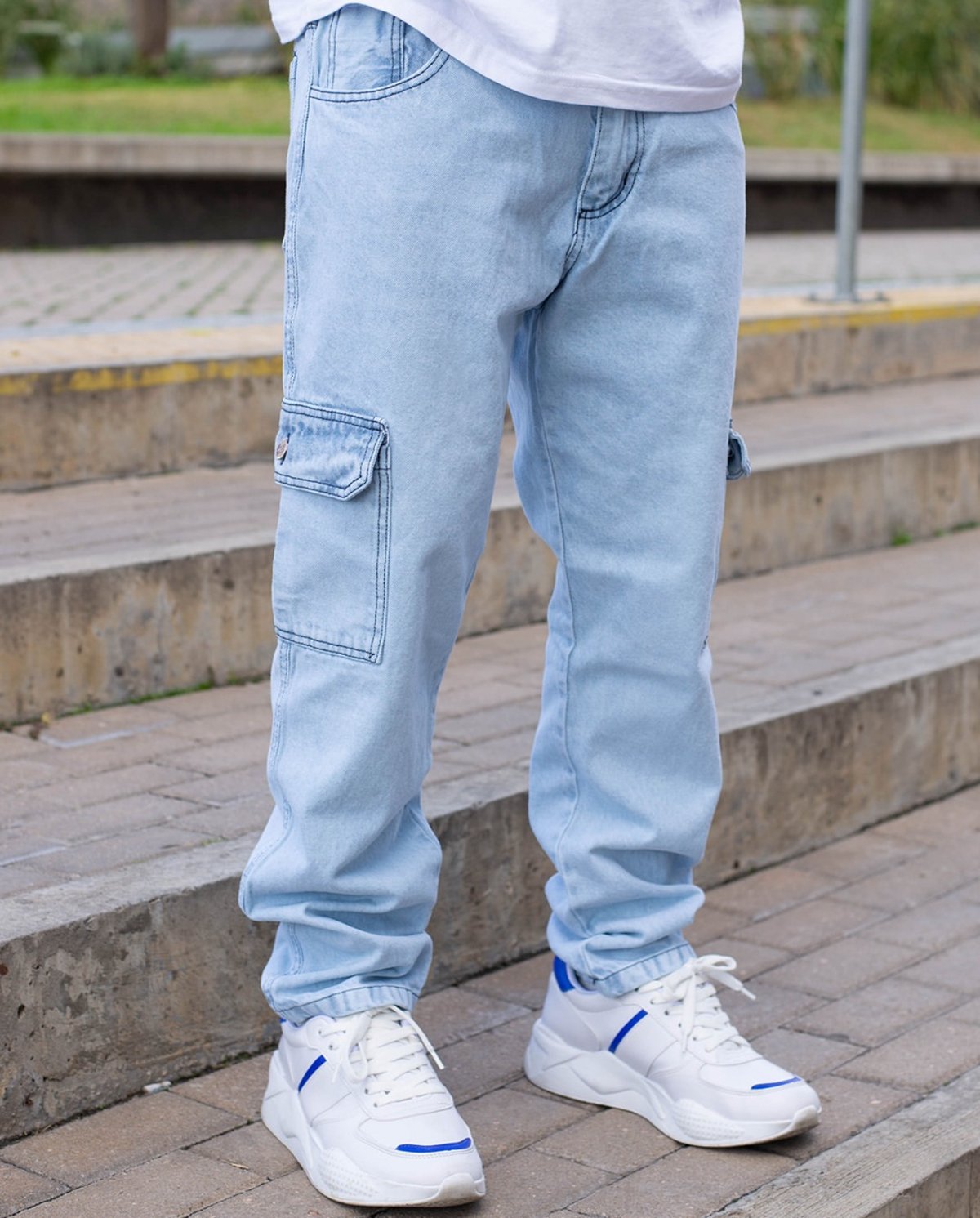 Pantalón Jeans Cargo