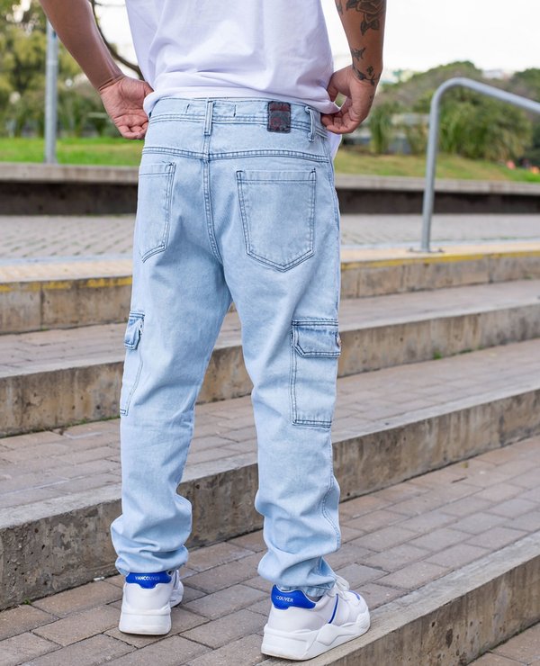 Pantalón Jeans Cargo