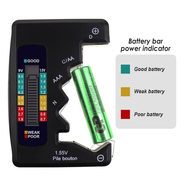 Comprobador de batería universal