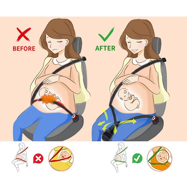 Ajustador de cinturon para embarazadas