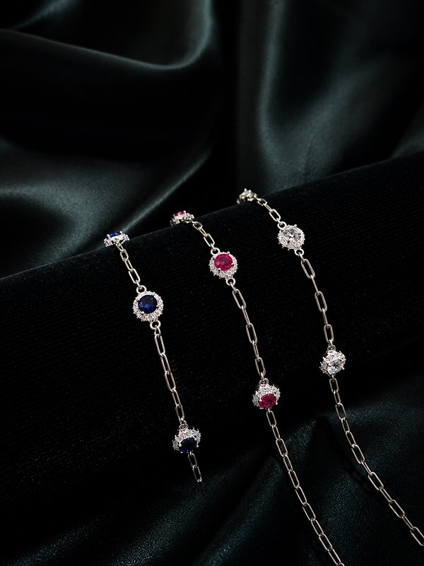 Pulsera - Piedras - Plata