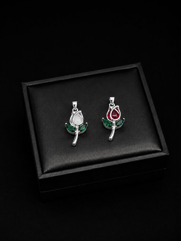 Dijes - Tulipan - Plata
