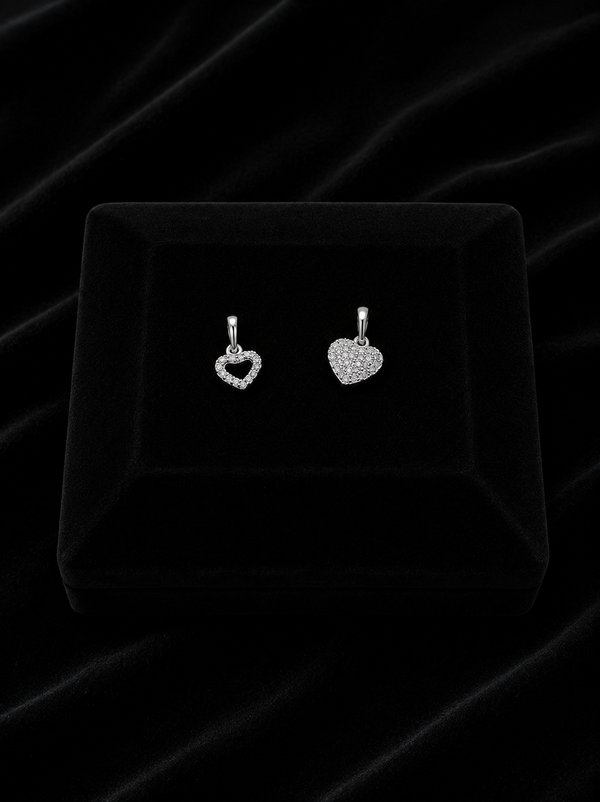 Dijes Corazón – Plata Italiana 925