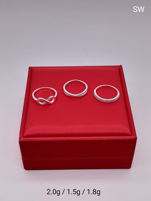 Anillos Clásicos en Plata