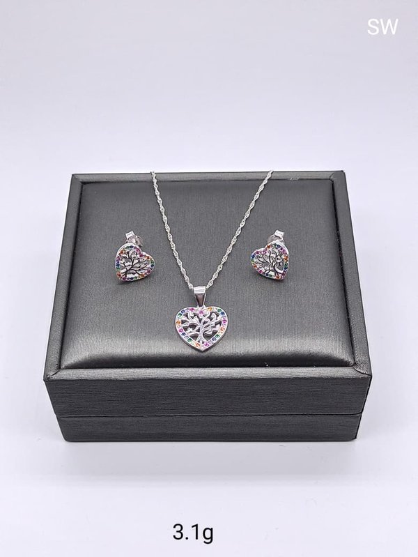 Conjunto - Arbol de la vida - Plata