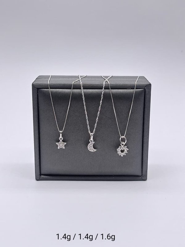 Cadena - Dije formas - Plata 