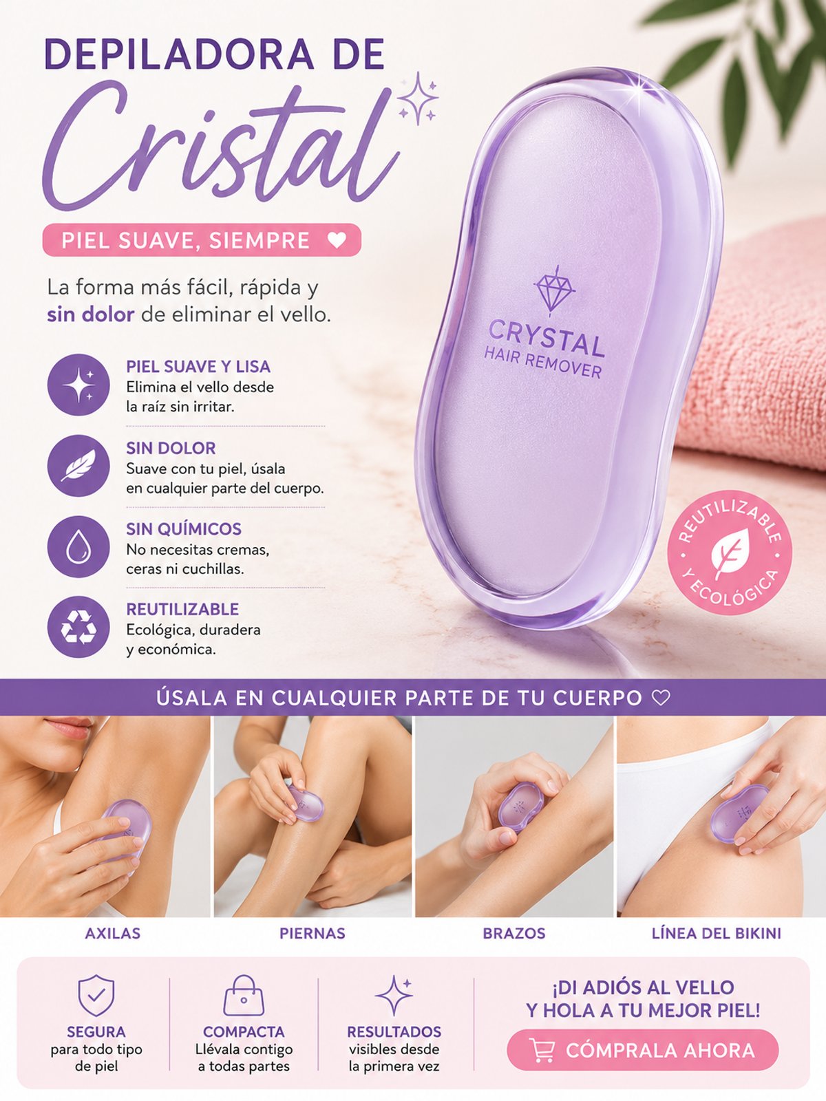 Depilador de cristal  - 5