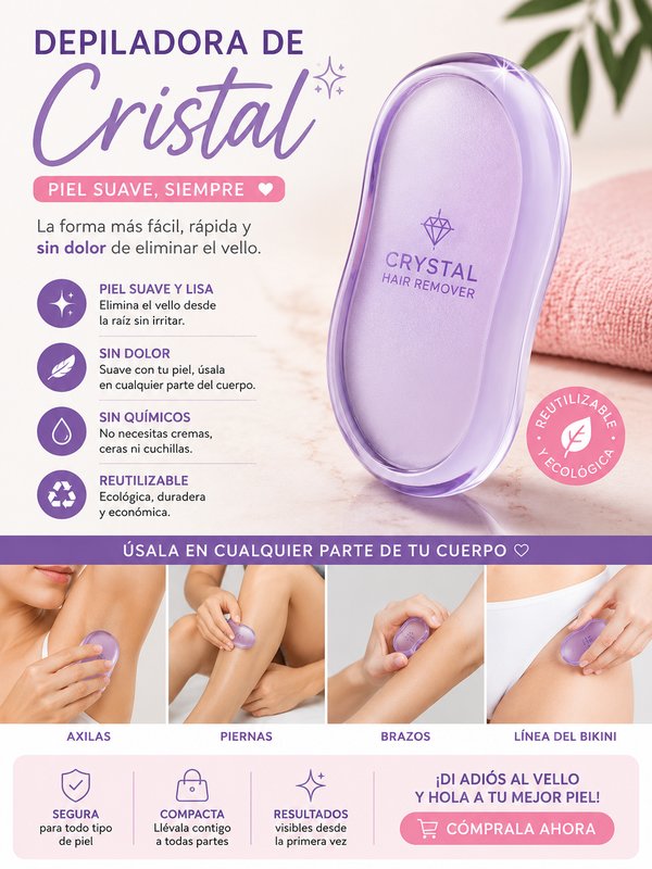 Depilador de cristal 
