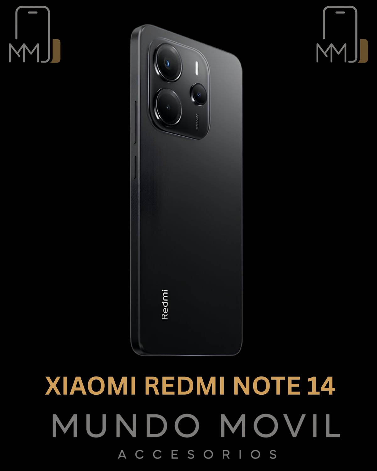 XIAOMI REDMI NOTE 14 BLACK - 2