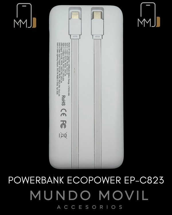 CARGADOR PORTATIL ECOPOWER EP-C823