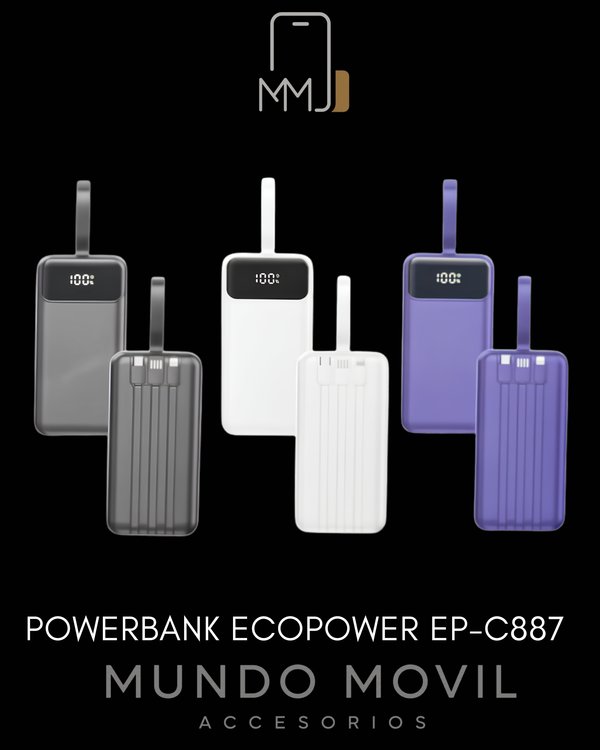 CARGADOR PORTATIL ECOPOWER EP-C887