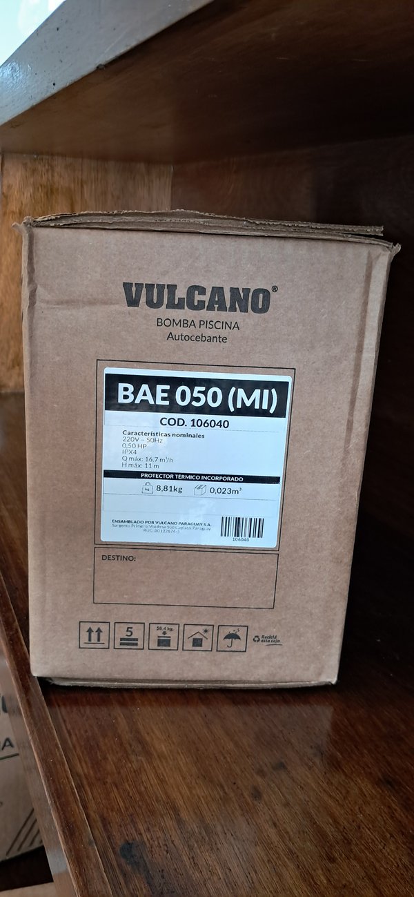  BOMBA PARA PISCINAS VULCANO