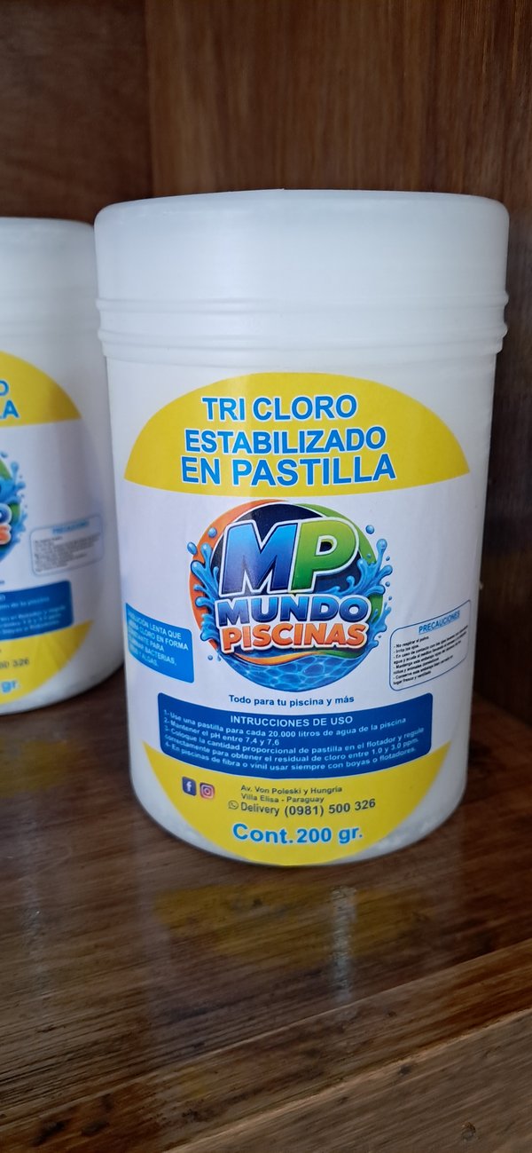 TRI CLORO ESTABILIZADO EN PASTILLA