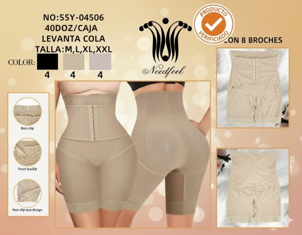 FAJA COLOMBIANA REFORZADA LEVANTA GLUTEO