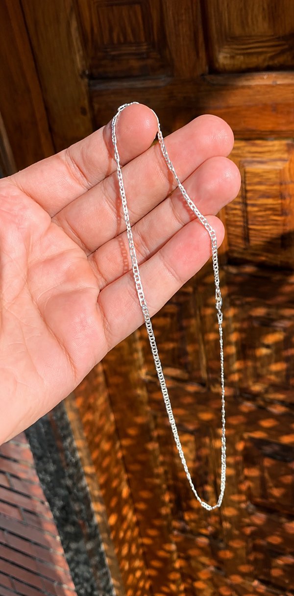Cadena gucci martillado plata 925🇮🇹