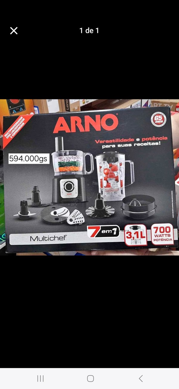 Multiprocesador Arno Multichef