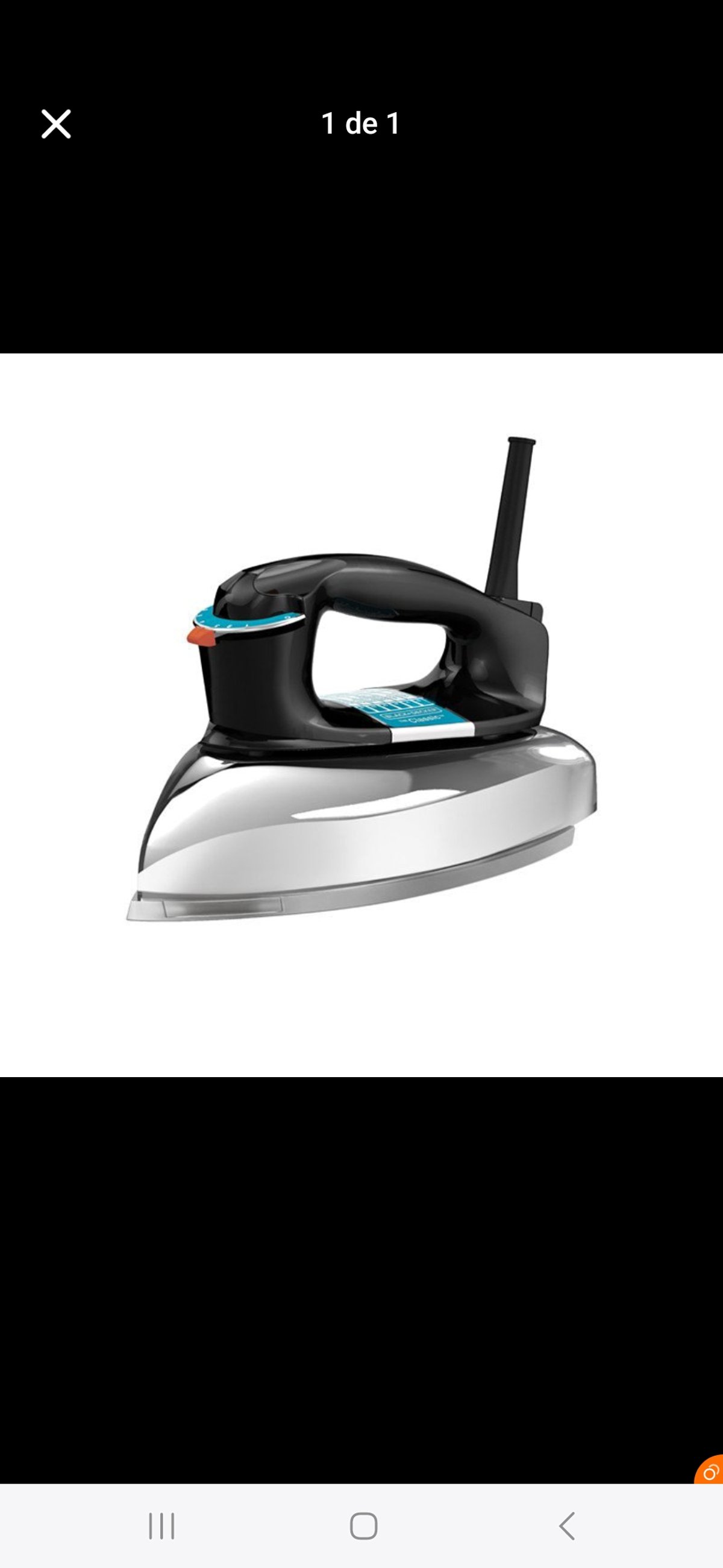 Plancha seca negra Black+Decker  - 2