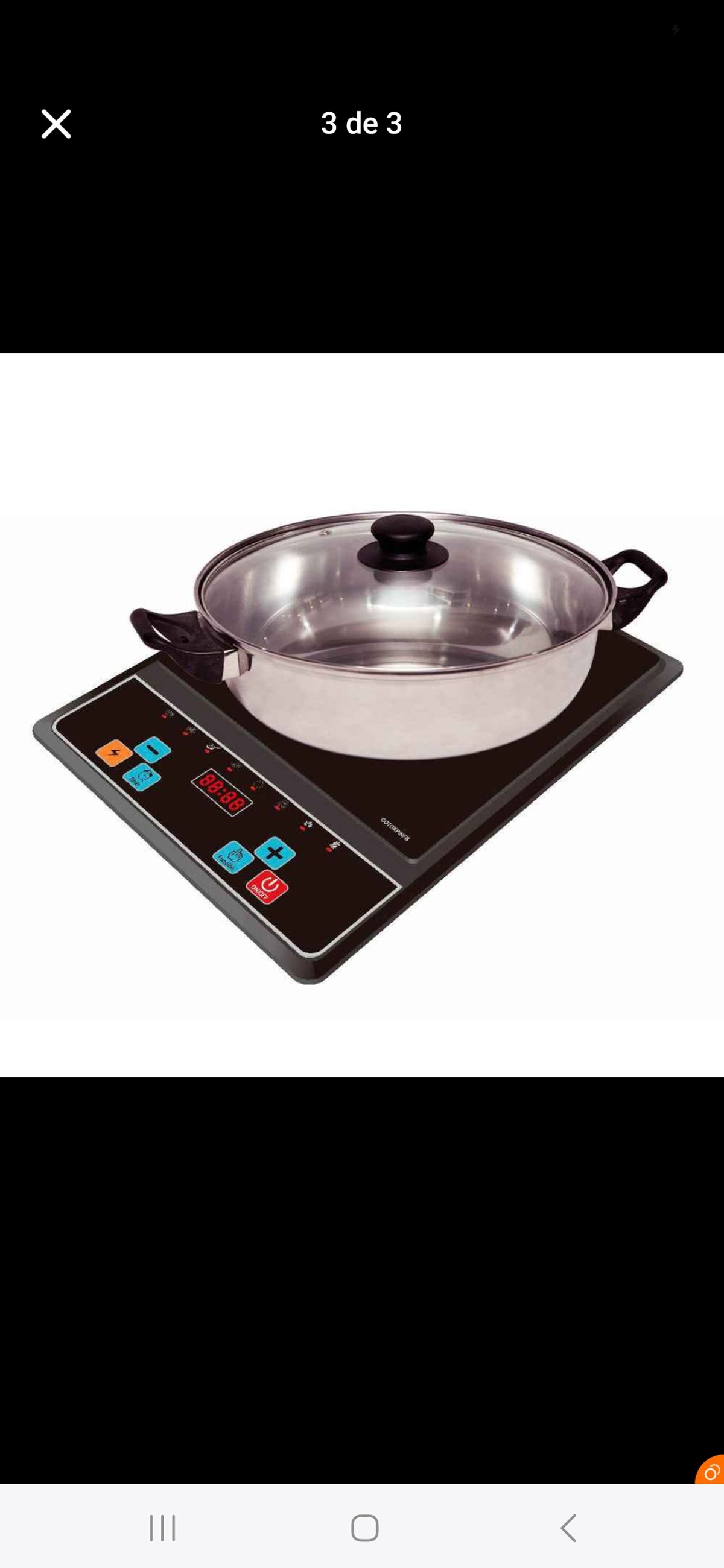 Placa Infrarroja Tokio con olla