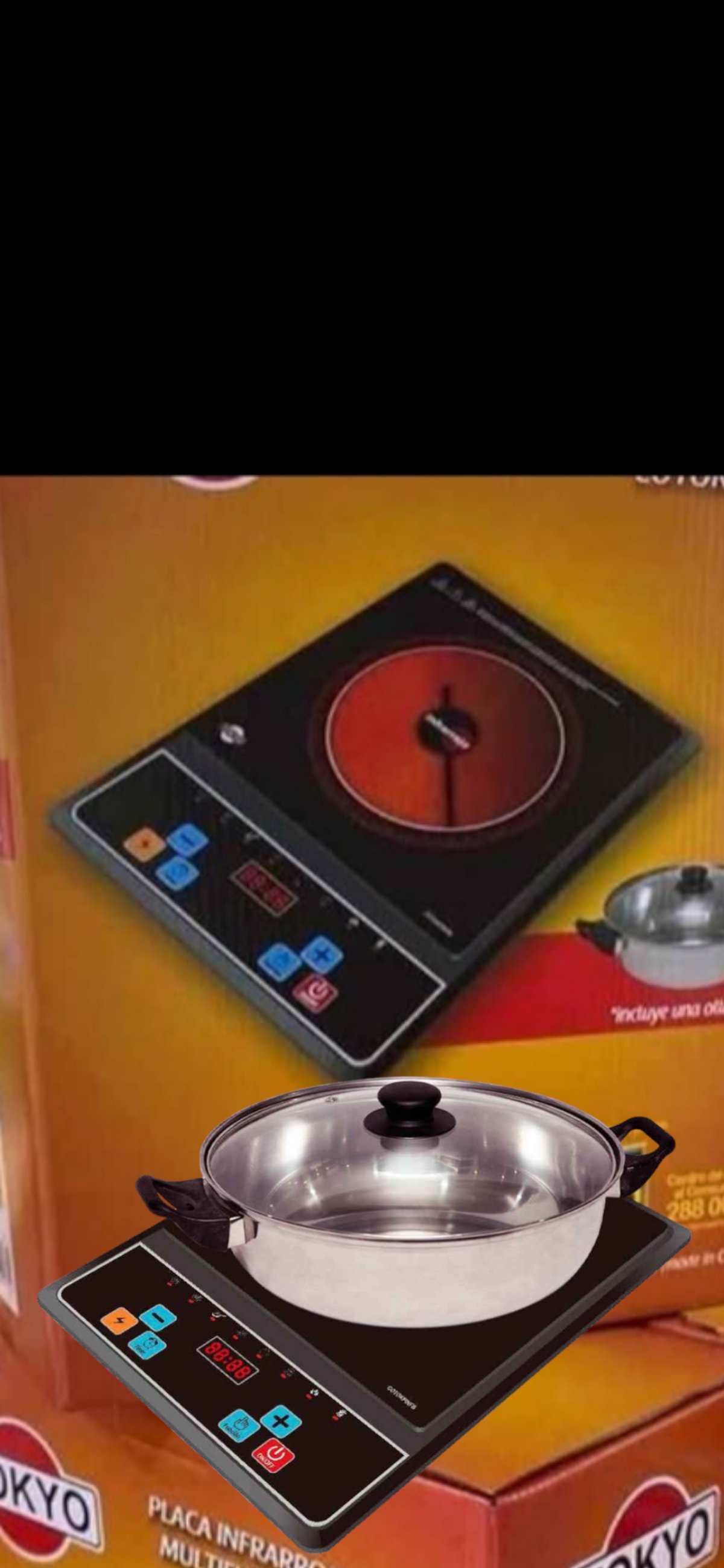 Placa Infrarroja Tokio con olla - 2