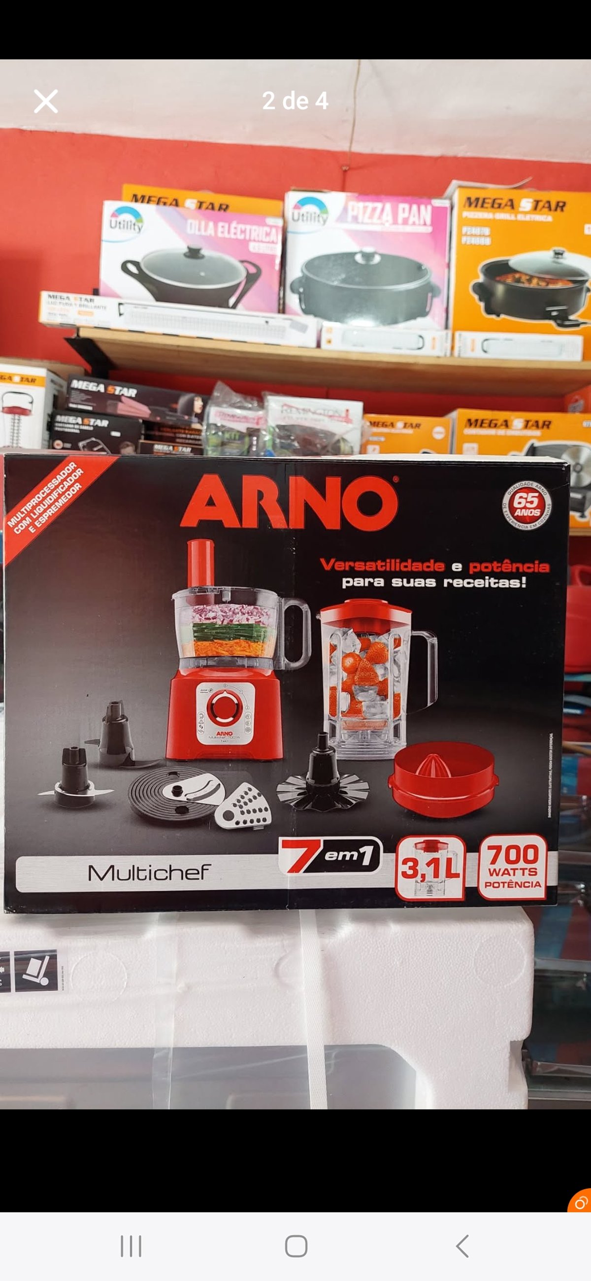 Multiprocesador Arno Multichef