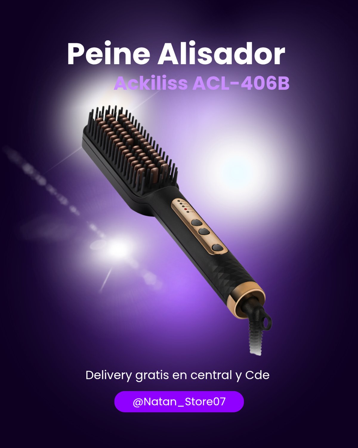 Peine Alisador Ackiliss ACL-406B