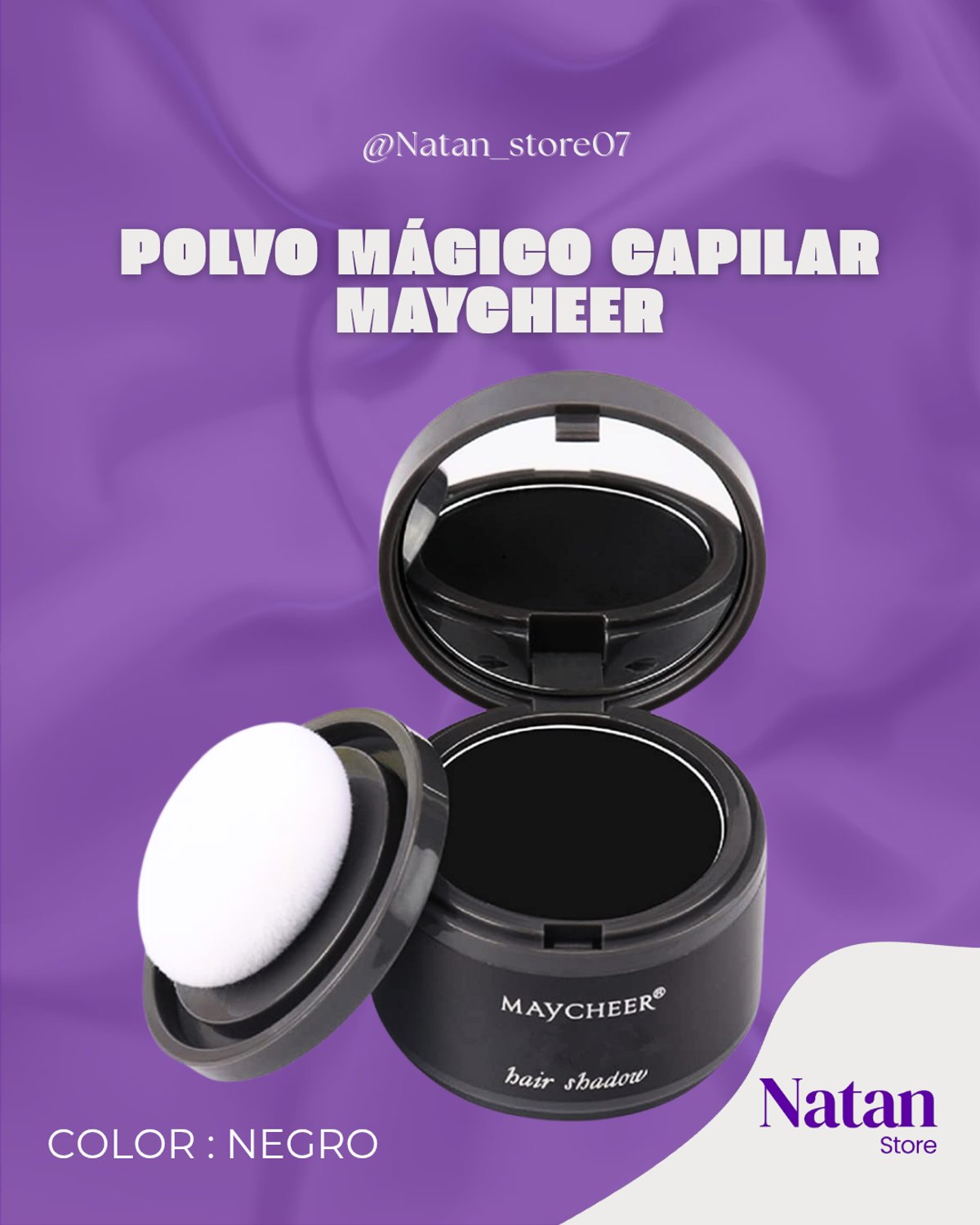 Polvo Capilar Negro Maycheer