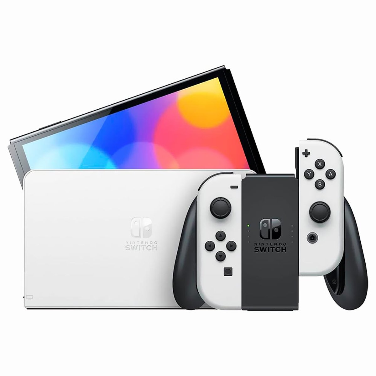 Nintendo Switch OLED 64GB - Negro  Blanco (HEG-S-KAAAA) (Japonés) - 2