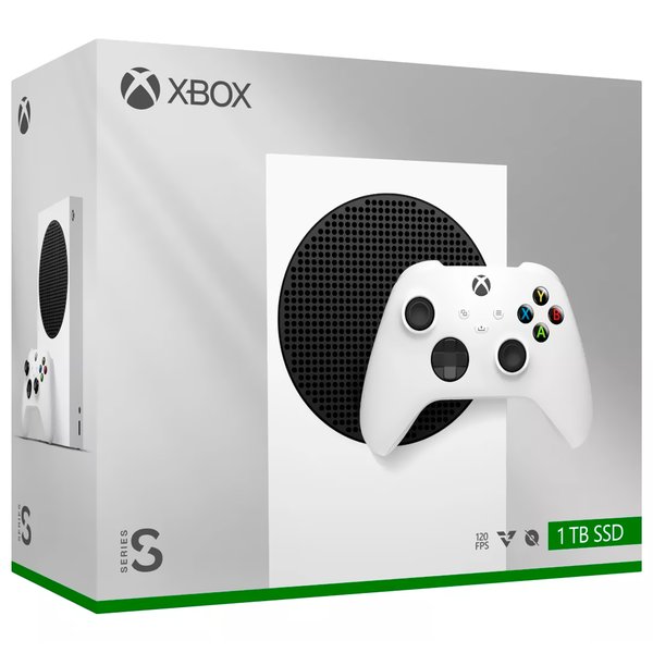 XBOX Series S 1TB SSD / All Digital / 120FPS / Bivolt - Blanco (Japonés)
