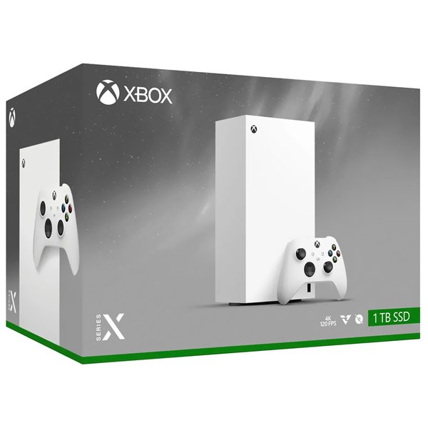 XBOX Series X 1TB SSD / 4K / 120FPS / Digital Edition / Bivolt - Blanco (Japonés)