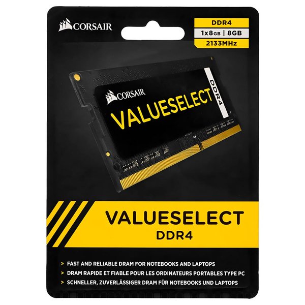 Memoria RAM para Notebook Corsair Value Select DDR4 8GB 2133MHz
