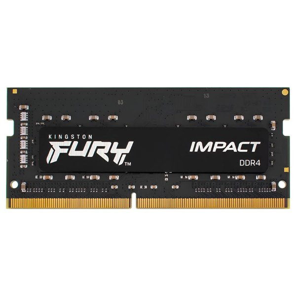 Memoria RAM para Notebook Kingston Fury Impact DDR4 16GB 3200MHz - Negro