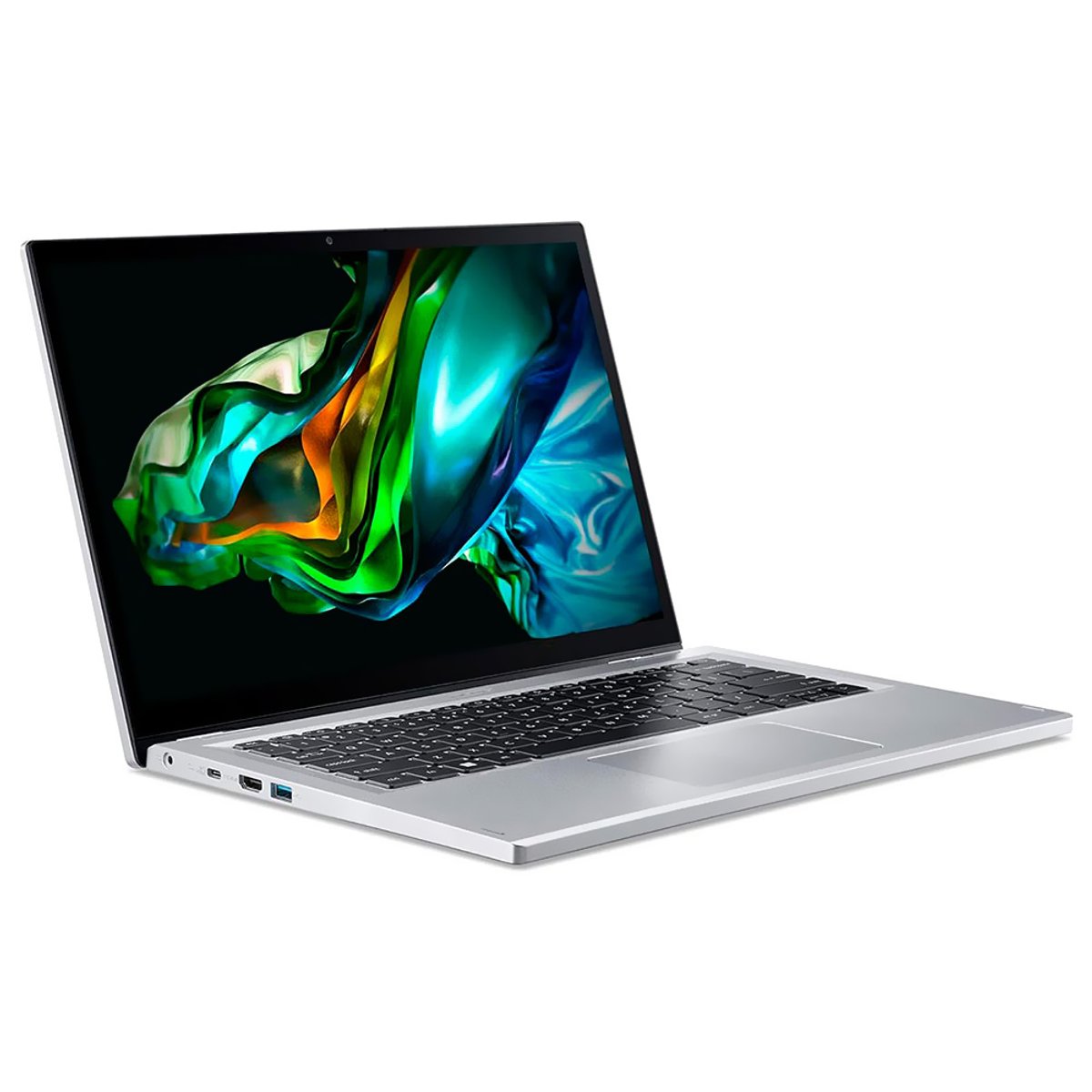 Notebook Acer Aspire 3 14 A314-36P-3772 Intel Core i3 N305 Pantalla Full HD 14  8GB de RAM  128GB - Pure Plata - 2