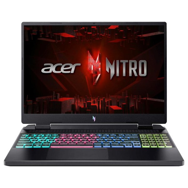 Notebook Gamer Acer Nitro 16 AN16-41-R148 AMD Ryzen 5 7640HS Pantalla WUXGA 16" / 8GB de RAM / 512GB SSD / GeForce RTX4050 6GB - Obsidian Negro