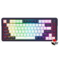 Teclado Gamer Mecánico Redragon K673WB-RGB-PRO UCAL Pro Mini Wireless  RED  Inglés - Morado  Blanco