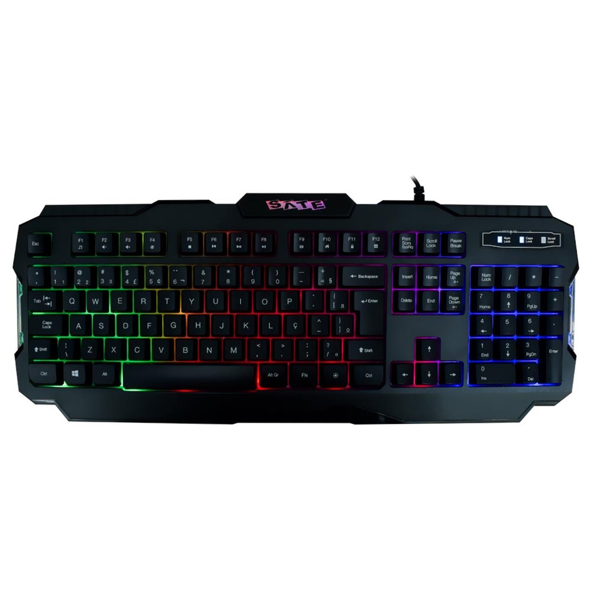 Teclado Gamer Satellite AK-837 USB  RGB