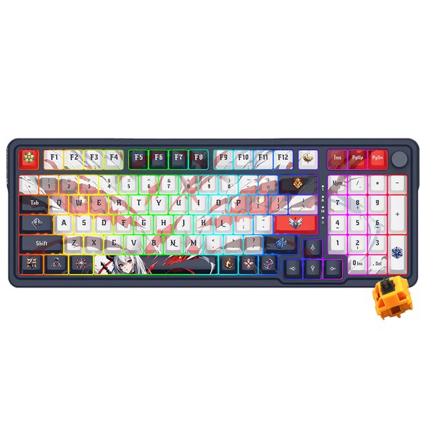 Teclado Gamer Mecánico Redragon K686AK-RGB-PRO Eisa Wireless - RGB - Inglés