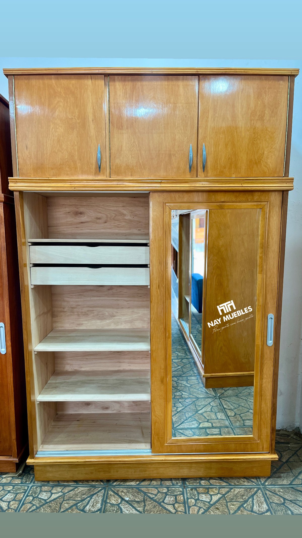 Placar de 3 con puertas corredizas  - 2