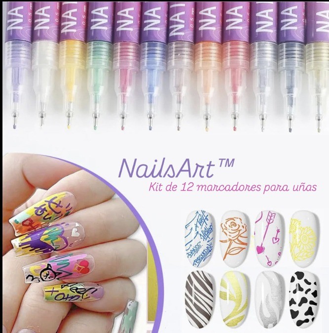 Kit Marcadores Para Unas