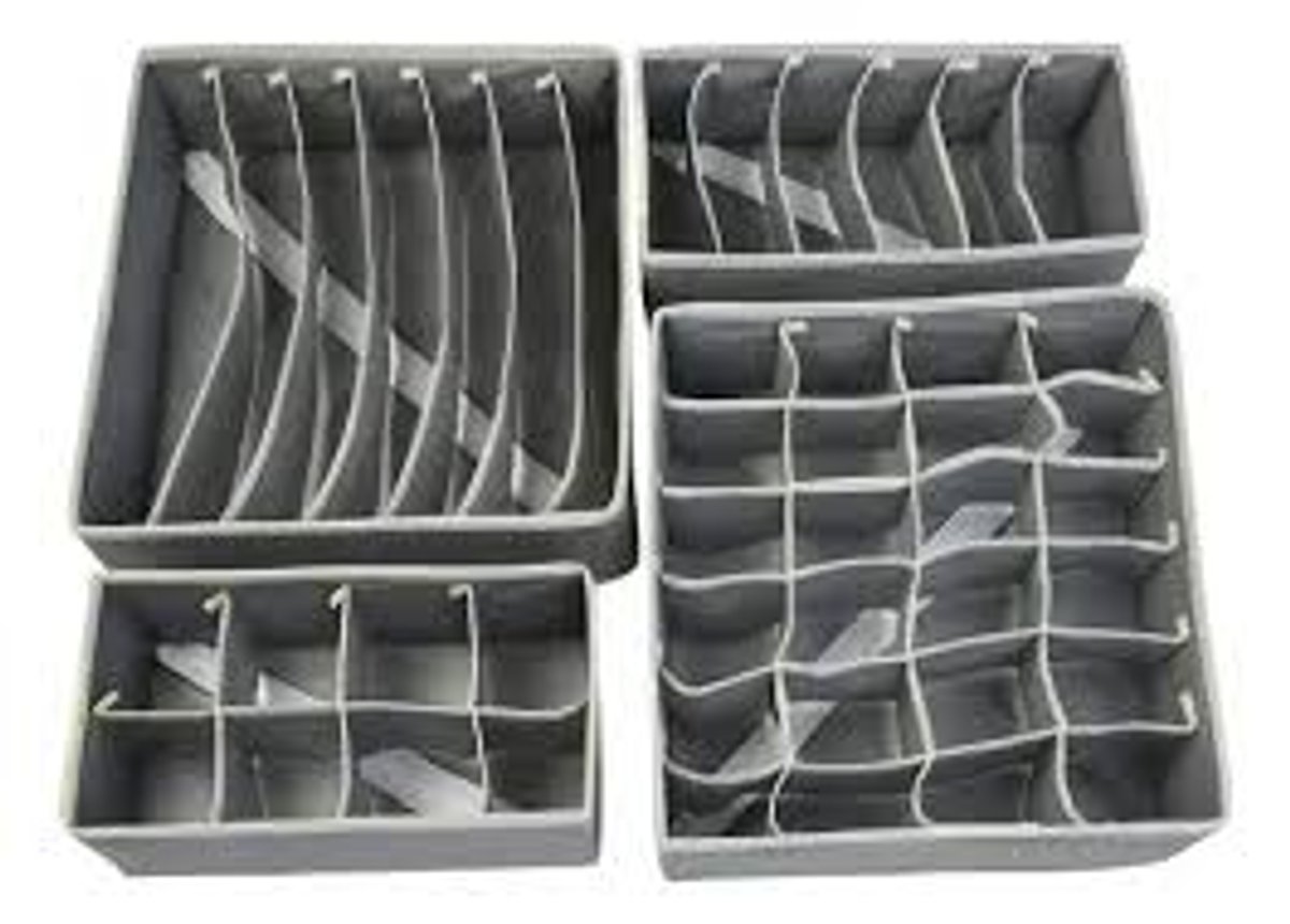 Organizador Cajones Ropa Interior 4pcs - 3