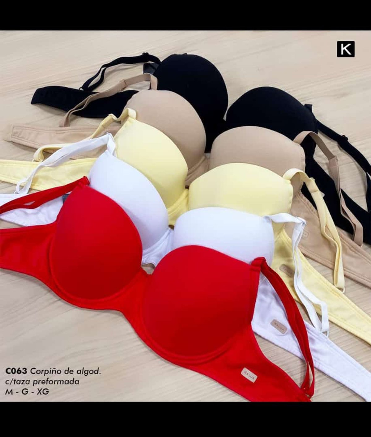 Corpiño de algodón 