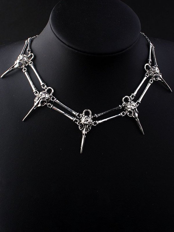 Collar Cráneos de Pájaros 